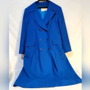 Vintage Pendleton Blue Double-Breasted Women's Coat